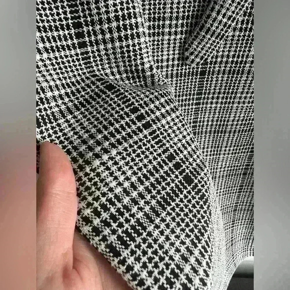 NWT Max Studio Women’s Grey Plaid Belted Skirt Work Office Preppy Prep Medium - Picture 9 of 10